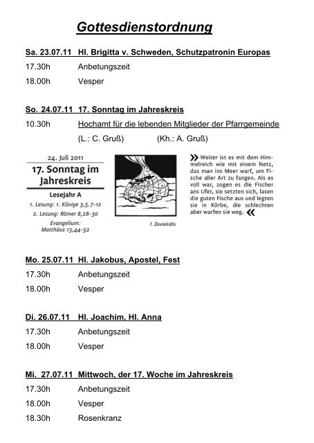 PFARRBRIEF - Katholische Kirchengemeinden in Stadtallendorf