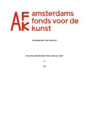 opdrachtovereenkomst - Amsterdams Fonds voor de Kunst