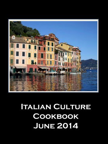 U2 Italian Culture Cookbook June 2014