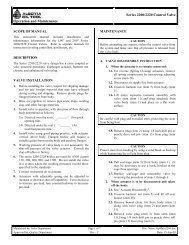 Series 2200/2220 Control Valve - Alberta Oil Tool