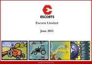 Escorts Ltd - Escorts Group
