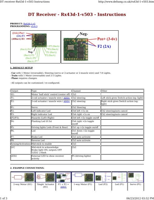 micron radio control