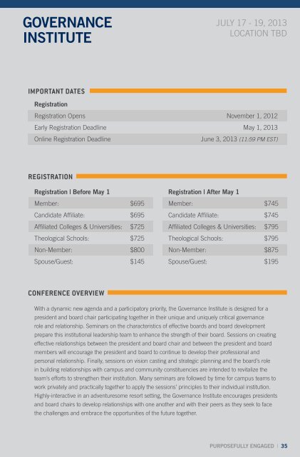 Download the 2012/2013 Conferences & Events Guide - Council for ...