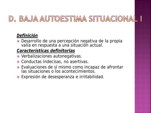 Plan de Cuidados para Trastornos Afectivos en el ... - Scmgg.com