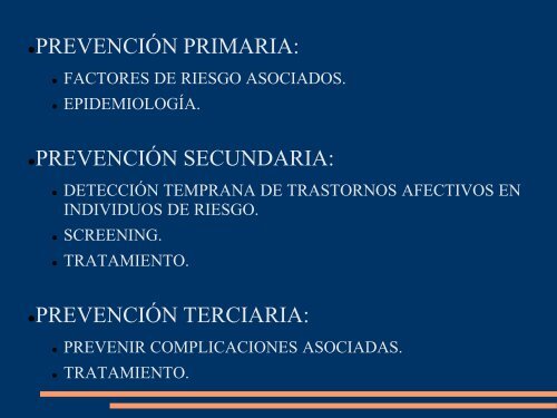 EVALUACIÓN Y PREVENCIÓN DE TRASTORNOS AFECTIVOS EN ...