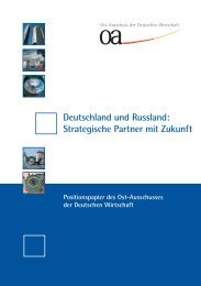 Deutschland und Russland: Strategische Partner mit Zukunft