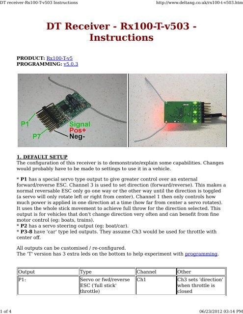 micron radio control