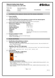 Material Safety Data Sheet - Brillux