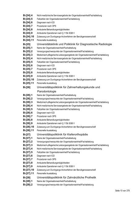 Strukturierter Qualitätsbericht - Medizinische Fakultät der Martin ...