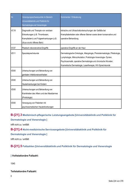 Strukturierter Qualitätsbericht - Medizinische Fakultät der Martin ...