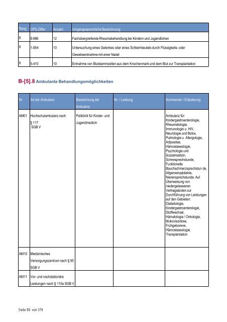 Strukturierter Qualitätsbericht - Medizinische Fakultät der Martin ...