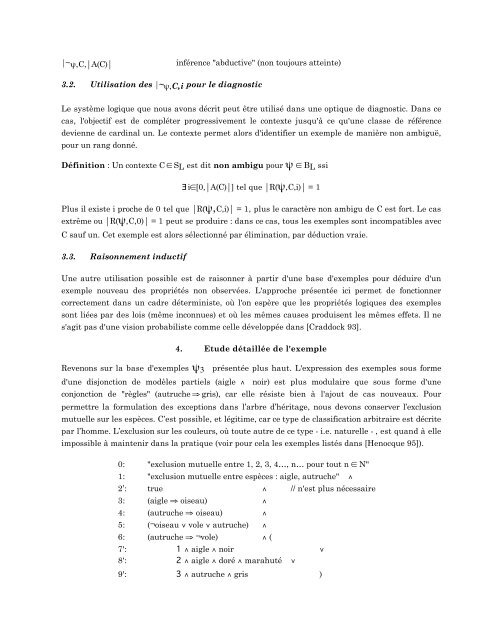 Une utilisation non monotone du calcul propositionnel clas - Laurent ...