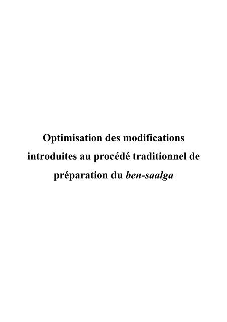 THESE UNIQUE El Hassane KÃ©hien-Piho TOU - Nutridev