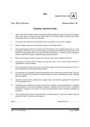 2006 GENERAL INSTRUCTIONS