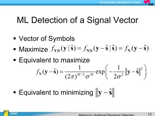 Maximum Likelihood Sequence Detection - spsc