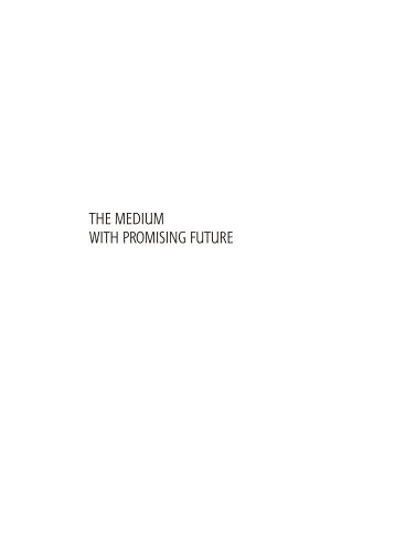 the medium with promising future - ECREA Thematic Sections