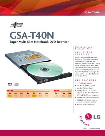 Lg gsa t40n driver for mac