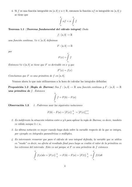 Tema 9: Integral de Riemann