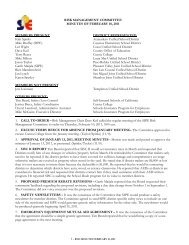 RISK MANAGEMENT COMMITTEE MINUTES OF FEBRUARY ... - sipe