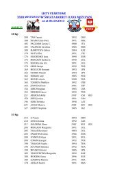 ENTRY LIST WC WROCLAW 2013 - Polska Sztanga