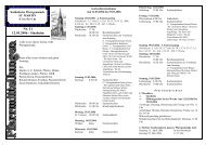 Pfarrnachrichten als PDF - Pfarrgemeinde St. Martin Sinzheim
