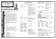 Pfarrnachrichten als PDF - Pfarrgemeinde St. Martin Sinzheim