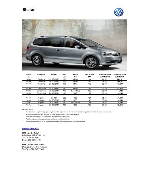 Sharan - Moller Auto