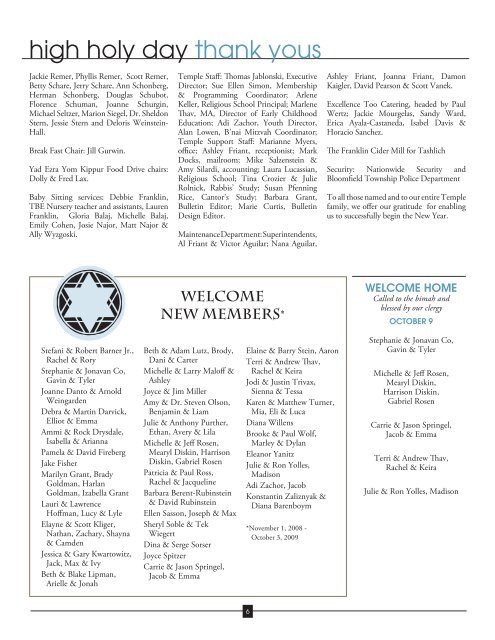 Nov Bulletin 09.indd - Temple Beth El