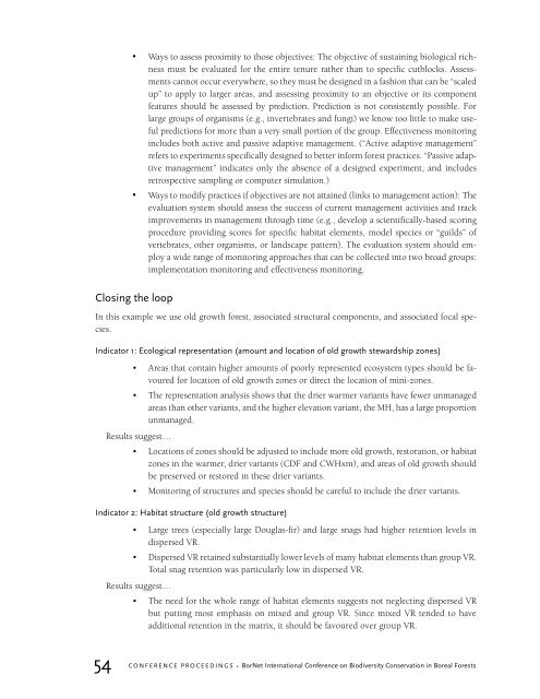 Conference Proceedings - Sustainable Forest Management Network ...