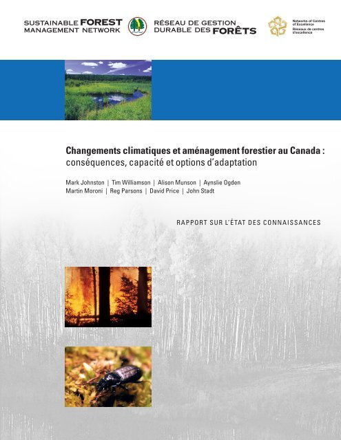 Changements Climatiques Et Aménagement Forestier Au Canada Changements Climatiques Et Aménagement Forestier Au Canada