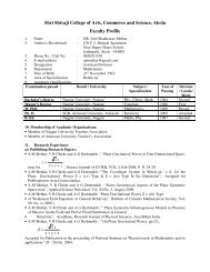 Staff Profile Metkar.pdf - Shri Shivaji College of Arts, Commerce ...