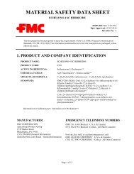 ECHELONÂ® 4 SC HERBICIDE - FMC Corporation
