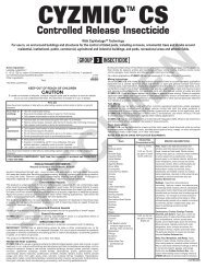 CYZMICâ¢ CS Controlled Release Insecticide - ePestSolutions