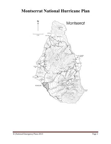 Montserrat National Hurricane Plan - Government of Montserrat