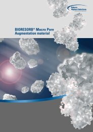 BIORESORB® Macro Pore Augmentation material - Optident