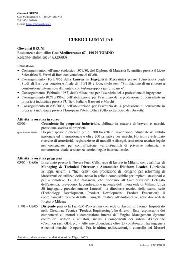 Download CV Completo - Laforgia, Bruni & Partners