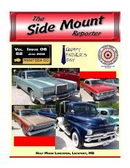 June - Manitoba Classic and Antique Auto Club