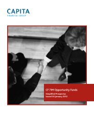 CF 7IM Opportunity Funds - Seven Investment Management