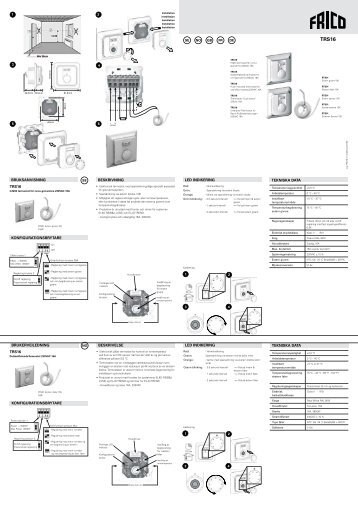 Montageanvisning TRS16.pdf - Frico