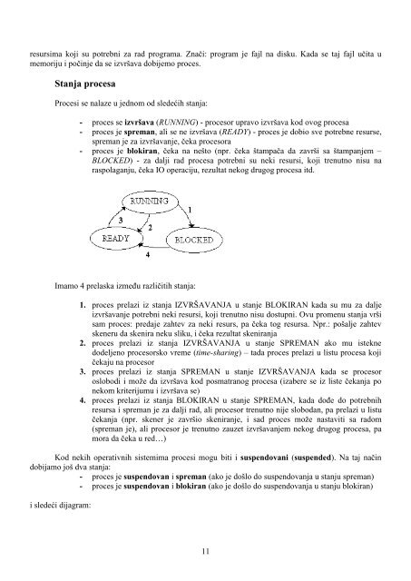 Operativni Sistemi - Univerzitet u Novom Sadu