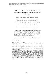 A Framework towards the Verification of Emergent Properties in ...