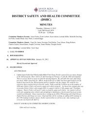 Safety Committee Minutes 2-9-2012 - Santa Rosa Junior College
