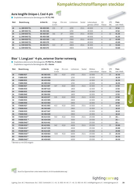 ConstantColor - Lighting Care AG