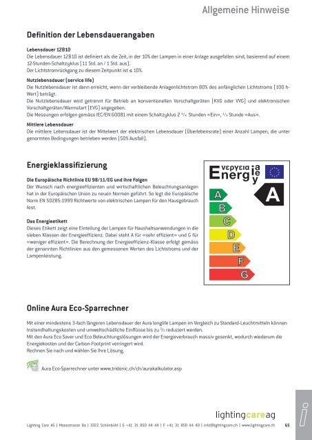 ConstantColor - Lighting Care AG