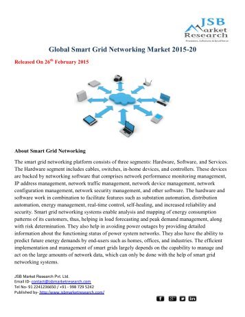 Global Smart Grid Networking Market 2015-2019