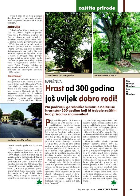 Hrastov i borov procesionar - Hrvatske šume