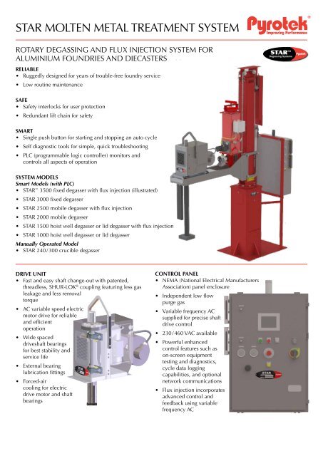 STAR Molten Metal Treatment System - English (A4) - Pyrotek