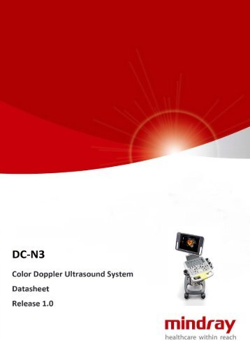 Mindray DC-N3 Specifications.pdf - FysioSupplies