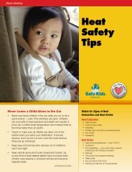 Heat Safety Tips - The Child Abuse Prevention Center