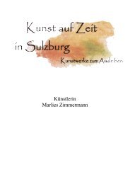 KÃ¼nstlerin Marlies Zimmermann - Kunst auf Zeit - Sulzburg